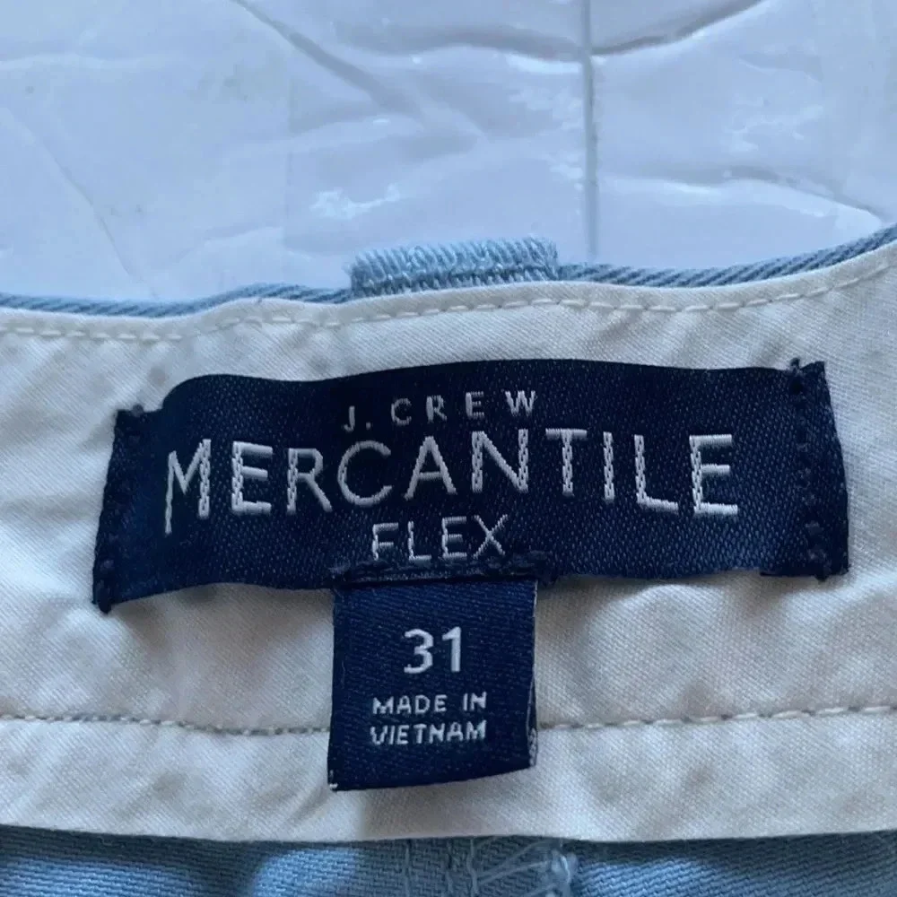 J. Crew Mercantile flex shorts, 9” inseam. Blue/gray. Men’s size 31